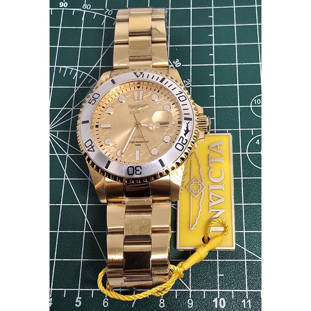 Invicta Pro Diver Men's Watch 43mm Gold 48375 - Picture 3 of 8
